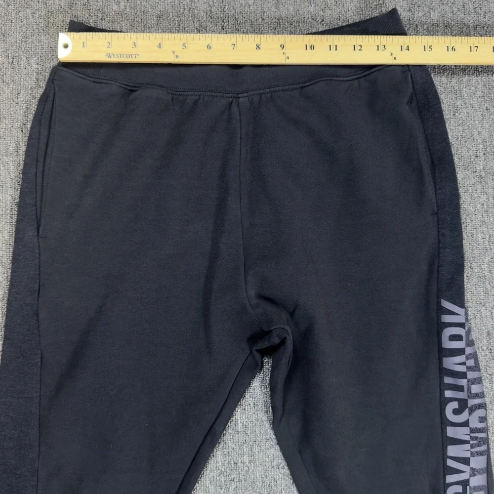 Gymshark Joggers Men's Size‎ Small Black Tapered Ankle Sweatpants Gym Training